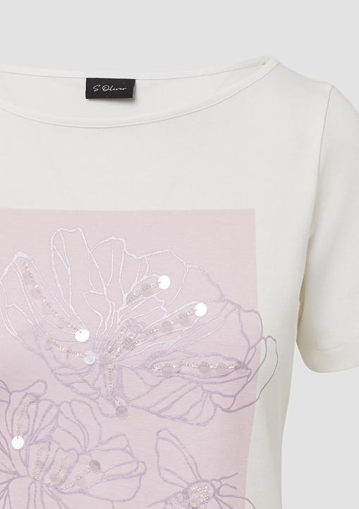 Image du produit S.Oliver T-Shirt Baumwoll-T-Shirt mit Artwork (48)