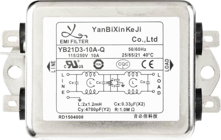 Actual product image Tru Components Interference suppression filter 1.2 mH 10 A 1 pc.
