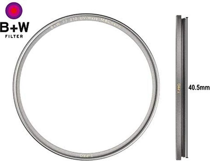 Image du produit B+W T-Pro 010 UV-Haze MRC nano 40.5mm (40.50 mm, Filtre UV, Filtre de protection)