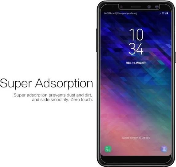 Actual product image Nillkin Super Clear Series (1 Piece, Samsung Galaxy A8+)