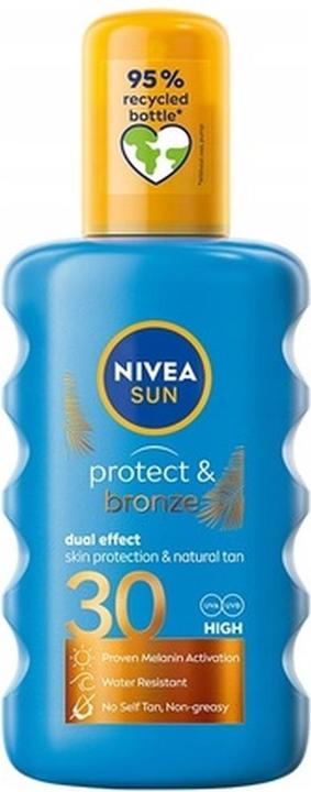 Actual product image NIVEA Sun Protect & Bronze Sun Spray (Sun spray, SPF 30, 200 ml, 230 g)