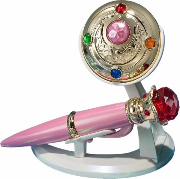 Actual product image Bandai Namco Sailor Moon Proplica Replik Verwandlungsbrosche & Verwandlungsfüller Set Brilliant Color Edition