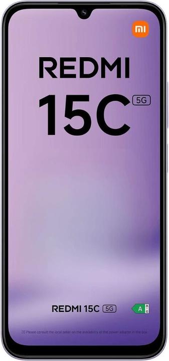 Actual product image Xiaomi Redmi 15C 5G (128 GB, Dusk purple, 6.90", Dual SIM, 5G)