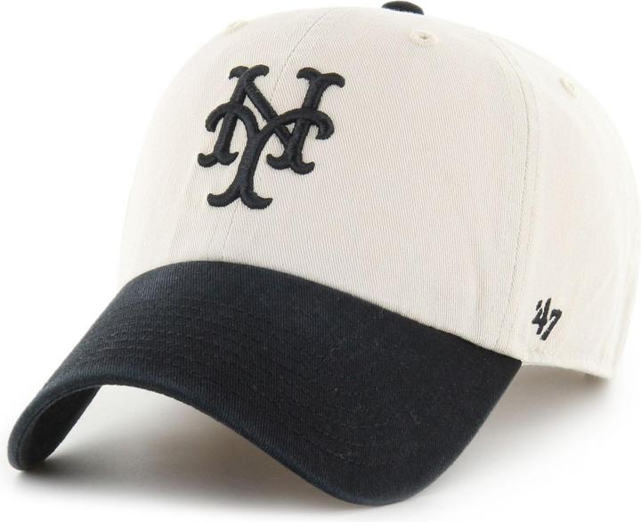 Produktbild 47 Brand Strapback Cap - Clean Up Retro New York Mets Bone