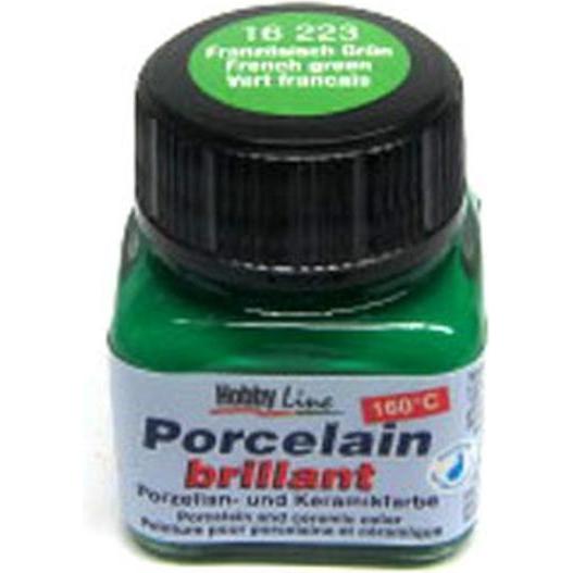 Kreul, Künstlerfarbe + Bastelfarbe, Glass & Porcelain Classic, Porzellan- und Glasfarbe (Grün, 20 ml)