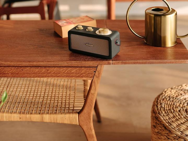 Actual product image Sangean RA-101 Rechargeable Radio FM Bluetooth®, AUX Rechargeable Black, Gold (FM, Bluetooth)