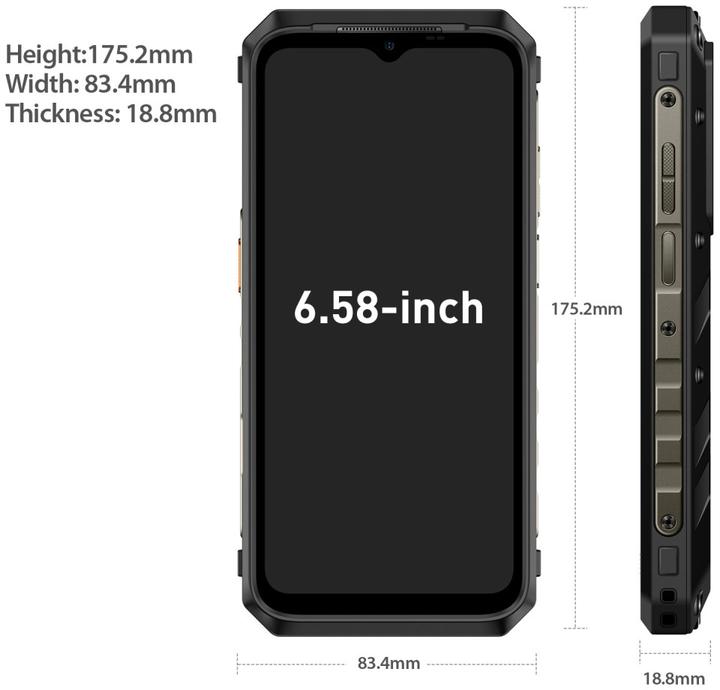 Image du produit Ulefone Power Armor 18 Ultra (512 Go, Noir, 6.58", Double SIM, 5G)