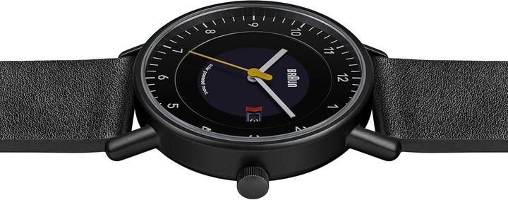 Actual product image Braun Men's Watch with Three-Hand Solar Date Display and Leather Strap (Analogue wristwatch, 40 mm)
