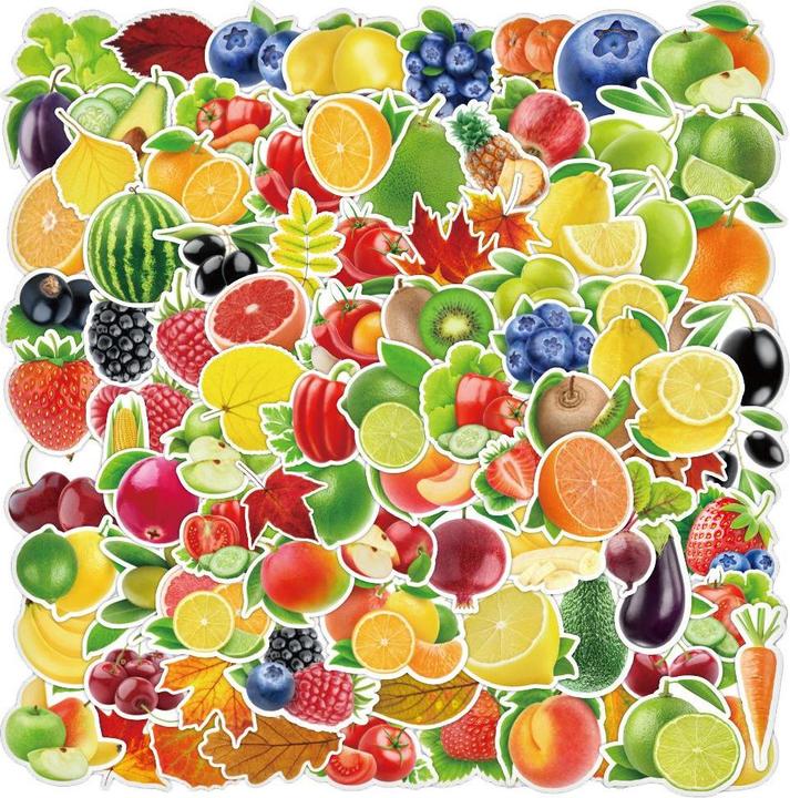 Produktbild JTI Mega-Packung mit Aufklebern - Obst und Gemüse