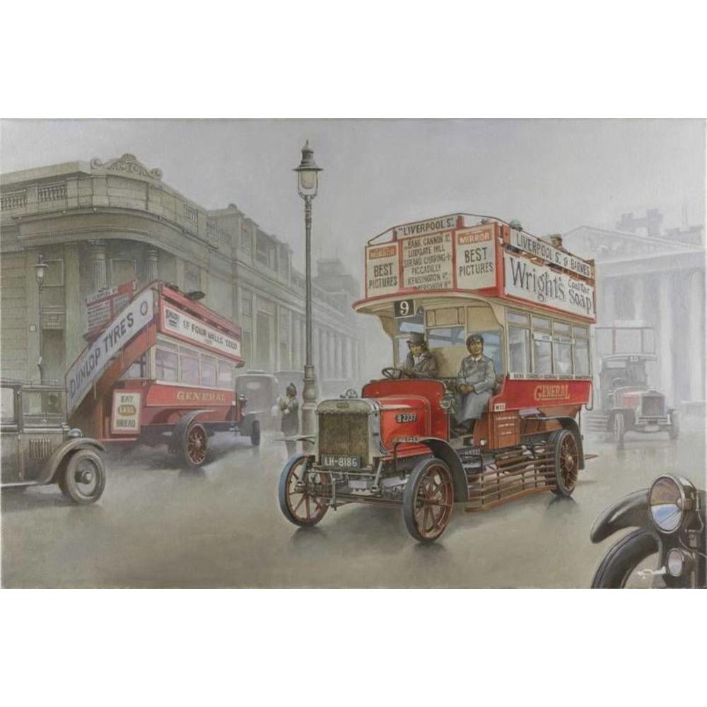 Roden Type B Bus, LGOC, London, Early 1914