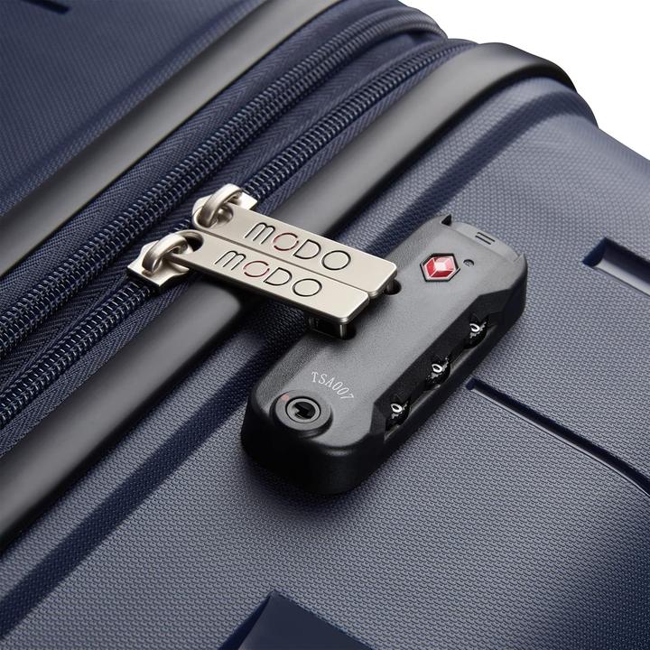 Image du produit Modo by Roncato Trolley extensible avec système TSA, compartiment d'organisation et roues pivotantes (120 l)