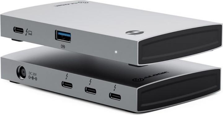 Productafbeelding Alogic Thunderbolt 4 BLAZE Compact Hub Driedubbele Thunderbolt Uitgangen (Thunderbolt, 4 Havens)