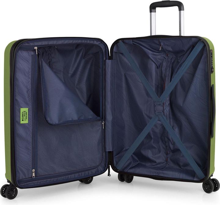 Actual product image Gabol Montreal 4-wheel suitcase set, 2-piece with expansion fold (40 l)