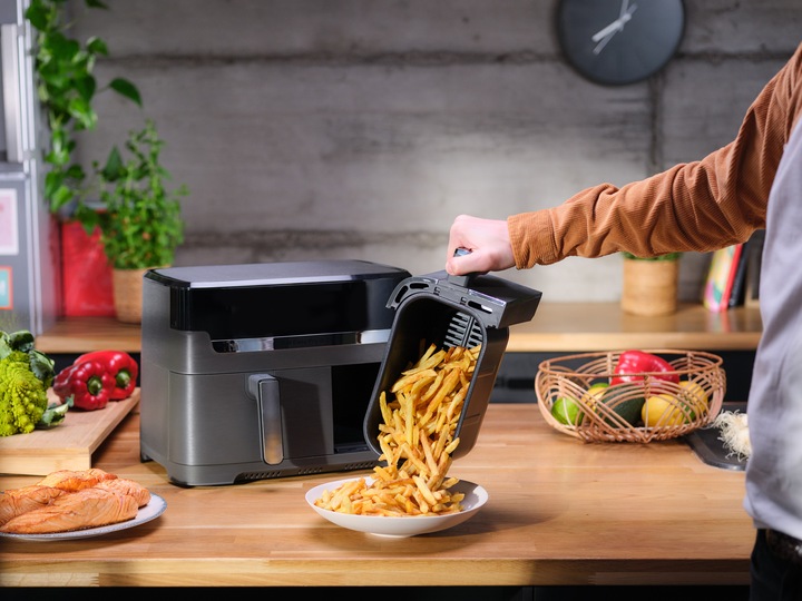 Image du produit Tefal Dual Easy Fry & Grill EY905B - friteuse à hélice - 2700W - 8,3L