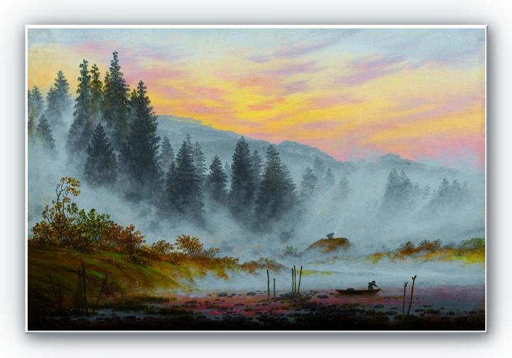 Image du produit Trenddeko Friedrich - Le matin (100 x 70 cm)