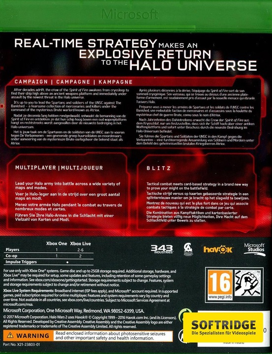 Produktbild Microsoft Halo Wars 2 (Xbox One X, Xbox Series X, Multilingual)