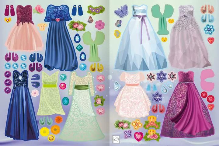 Produktbild Sticker-Anziehpuppen Auf dem Feenball