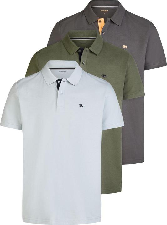 Tom Tailor Poloshirt 3er Pack (3XL, L, M, S, XL, XXL)