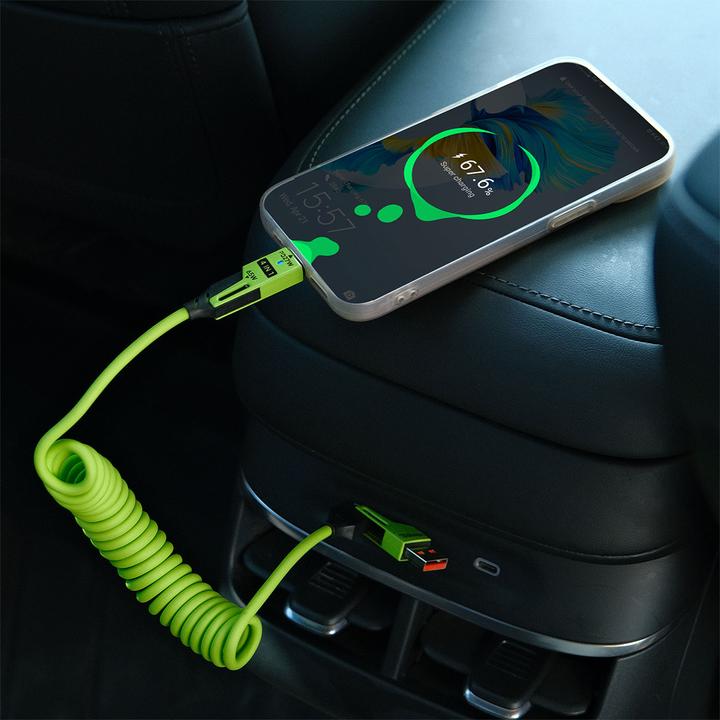 Actual product image Ideoon USB A – Lightning (1.50 m, USB 2.0, 65 W)