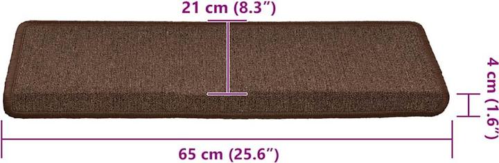 Immagine prodotto vidaXL Stufenmatte (65 x 21 cm)