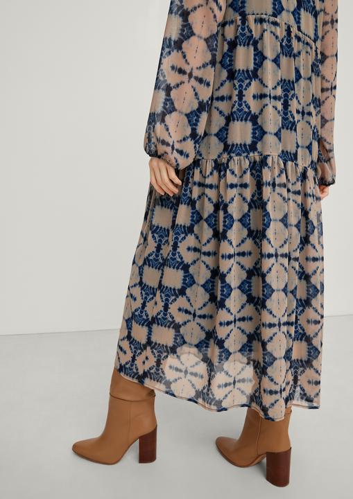 Image du produit Comma Kleid Chiffonkleid mit Unterkleid (36)