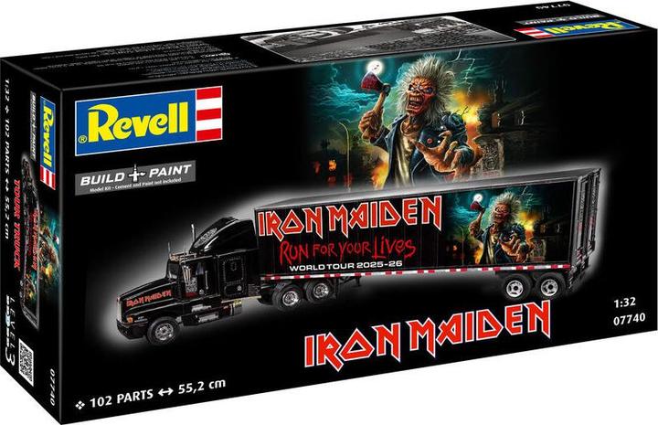 Actual product image Revell Tour Truck Iron Maiden