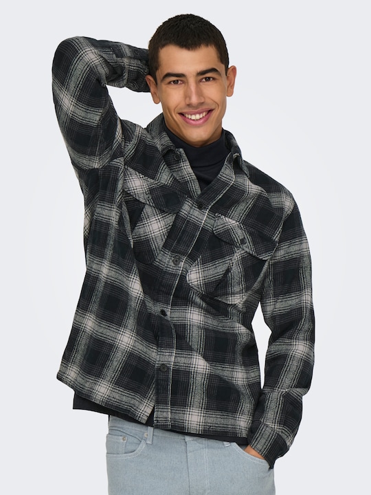 Image du produit Only & Sons Onscedric Life Check Overshirt Noos (XXL)