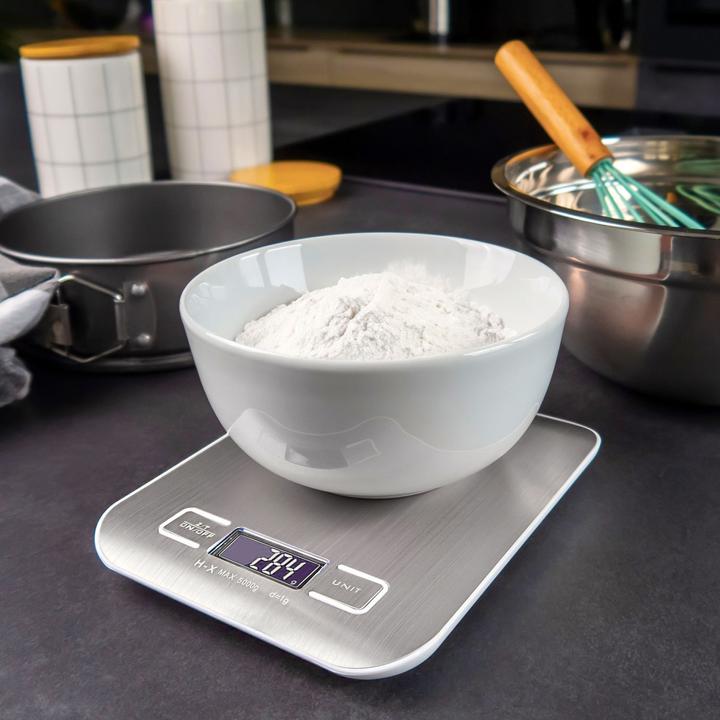 Produktbild Intirilife Digitale Küchenwaage in SILBER