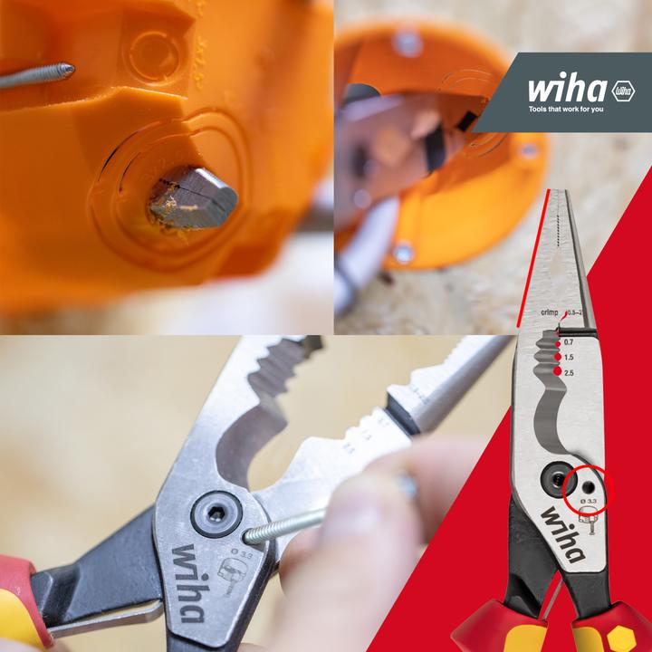 Produktbild Wiha Multifunktionszange Elektriker 8in1 (209 mm)