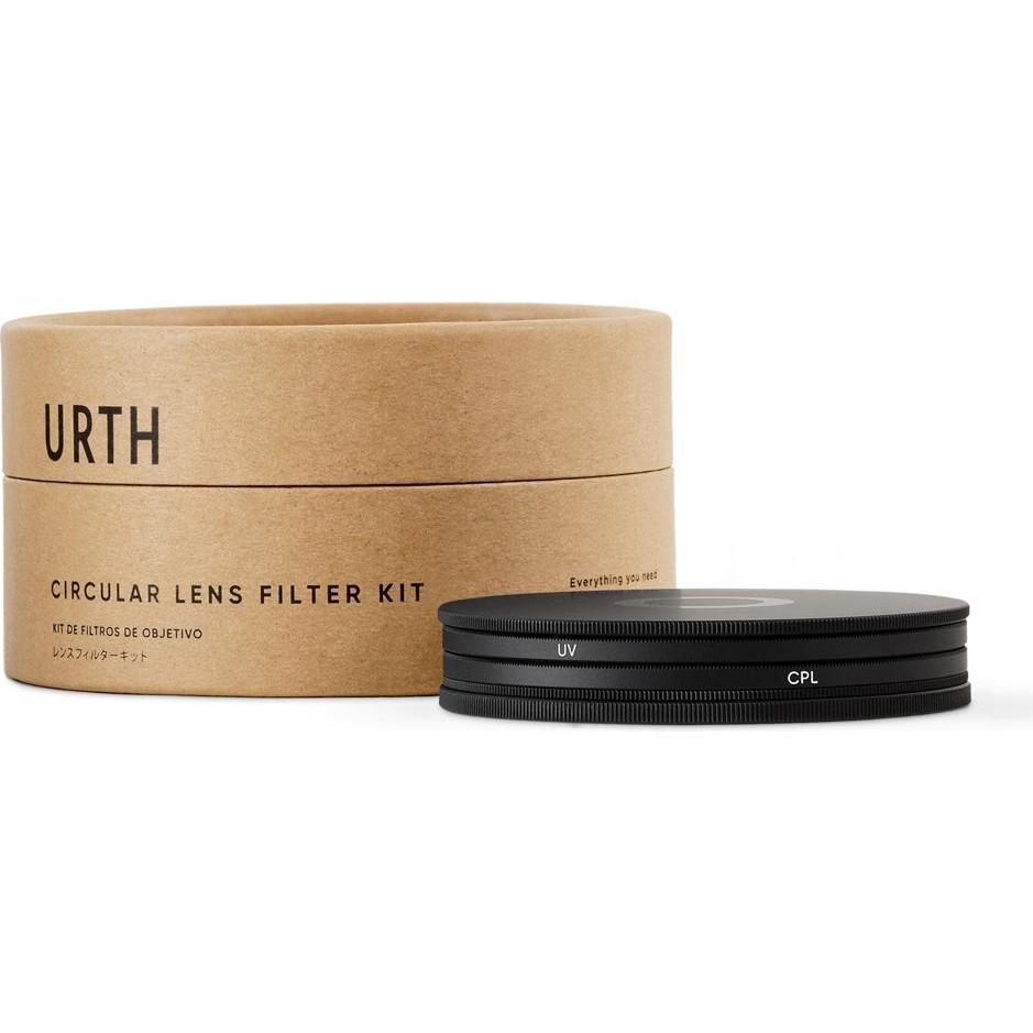 Urth 77mm UV + Circular Polarizing (CPL) Lens Filter Kit (UV-Filter), Objektivfilter