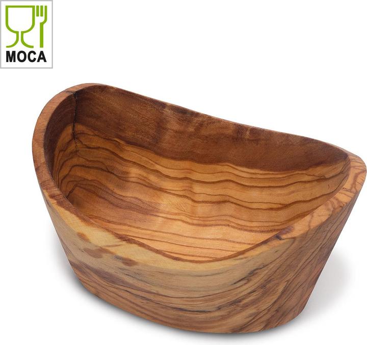 Natura Punto Kleine rustikale Schüssel, Allzweckschüssel, 10 x 8 cm, Olivenholz