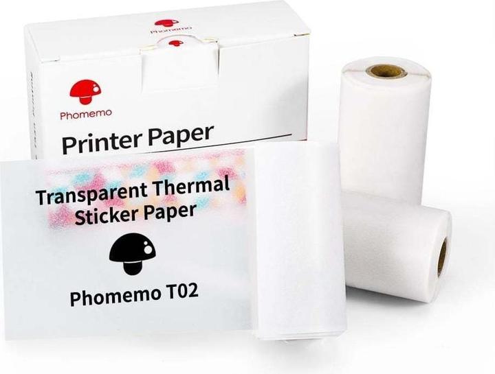 Phomemo 3 Rollen Aufkleber Thermopapier