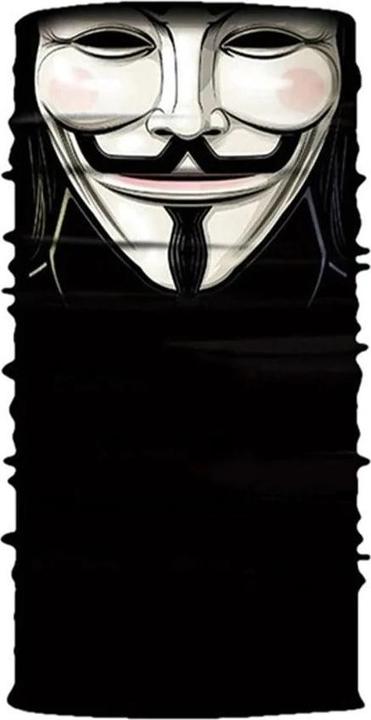 Actual product image Cbx Tubular scarf, bandana for adults with motif, for Halloween, motorbike riding, etc.