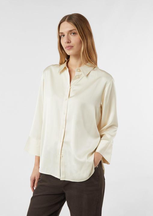 Immagine prodotto Comma Bluse Satinbluse aus Viskose mit verstellbarer Manschette (42)