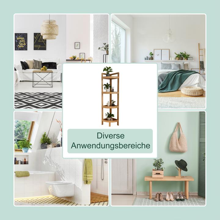 Actual product image Relaxdays Eckregal (23 x 23 x 105.50 cm)