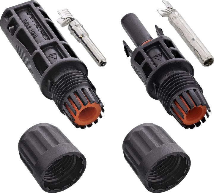 InLine 20er Set ® Solar Photovoltaik Steckverbinder, 20x Stecker + 20x Buchse (Solarstecker)