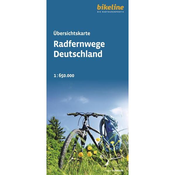 Radfernwege Deutschland, Landkarte