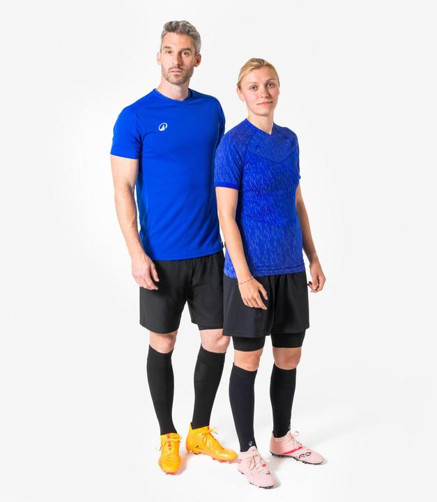 Image du produit Kipsta Short fonctionnel de football homme/femme - Keepdry noir (L)
