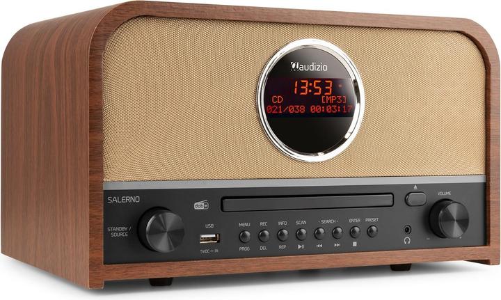 Produktbild Audizio Radio/CD-Player (DAB+, FM, Bluetooth)