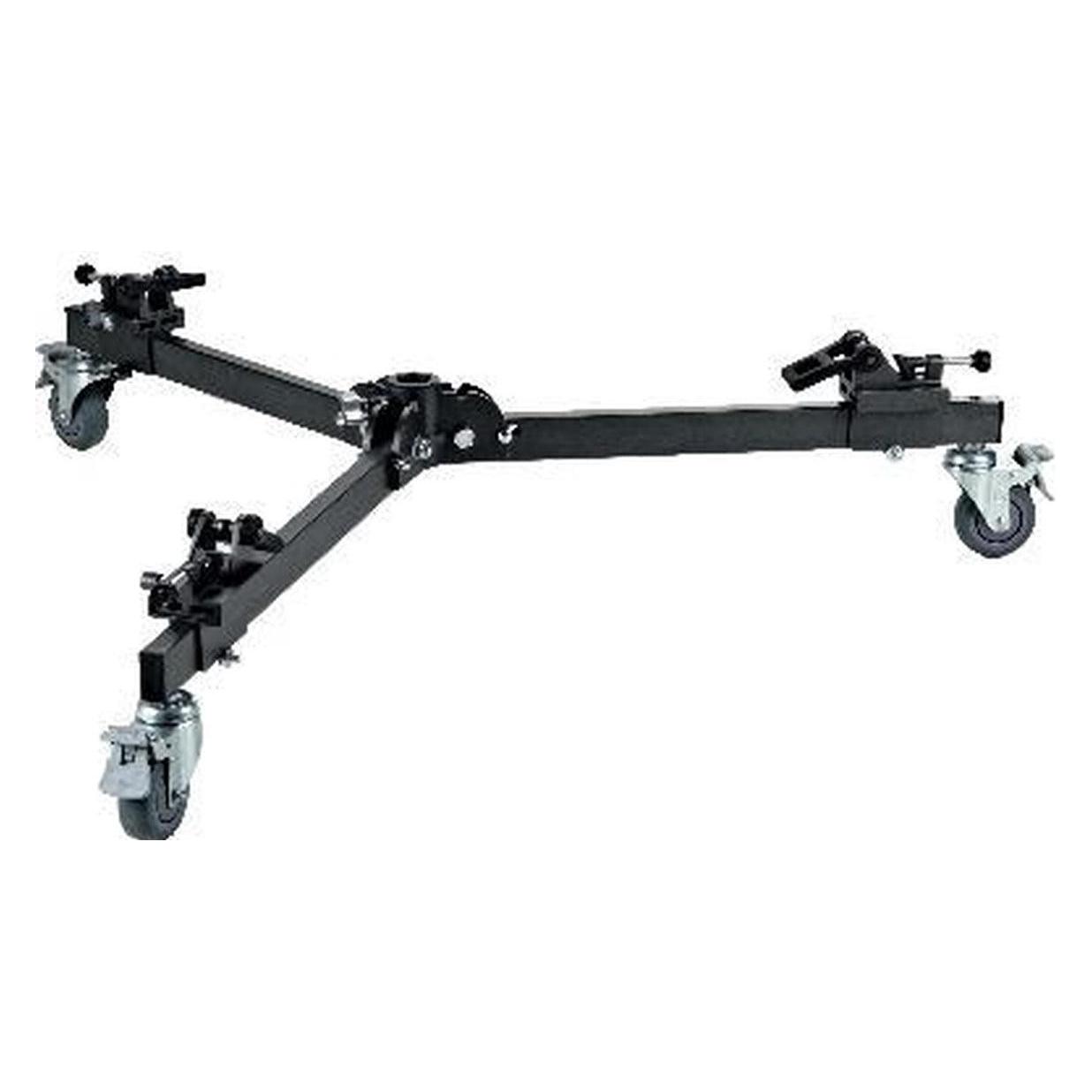 Falcon Eyes Heavy Duty Stativ-Rollwagen Pt-80 Universal (50 kg), Lampenstativ, Schwarz