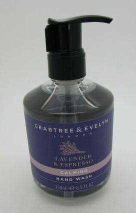Actual product image Memo Paris Crabtree & Evelyn Lavender & Espresso Calming Hand Wash 8.5 oz (Liquid soap)