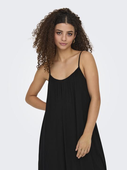 Produktbild Only Normal geschnitten Kleiner Stehkragen mit Knopfleiste Verstellbare Träger Langes Kleid Kleid (M)