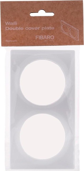 Produktbild Fibaro Walli Double Cover Plate FG-Wx-PP-0003-8 anthracite