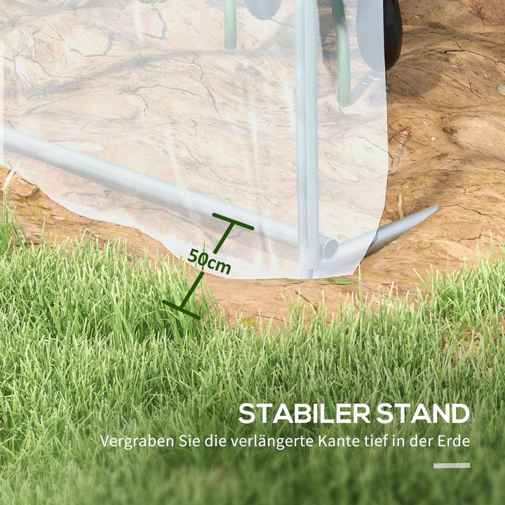 Actual product image Outsunny Tunnel greenhouse