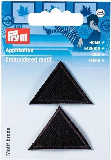 Produktbild Prym Applikation Dreiecke, klein, grau, 2 Stk. (2 x)