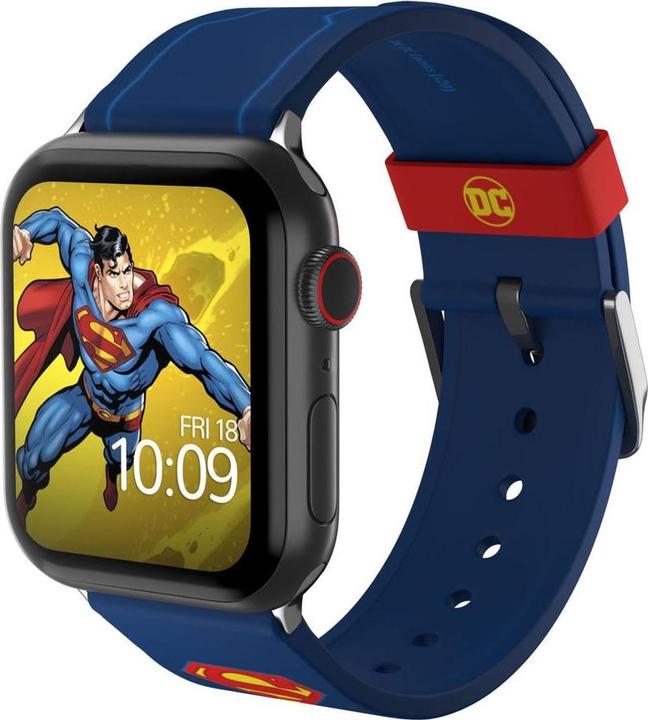 Image du produit Moby Fox Bracelet DC Smartwatch Logo Superman (22 mm, Acier inoxydable, Silicone)