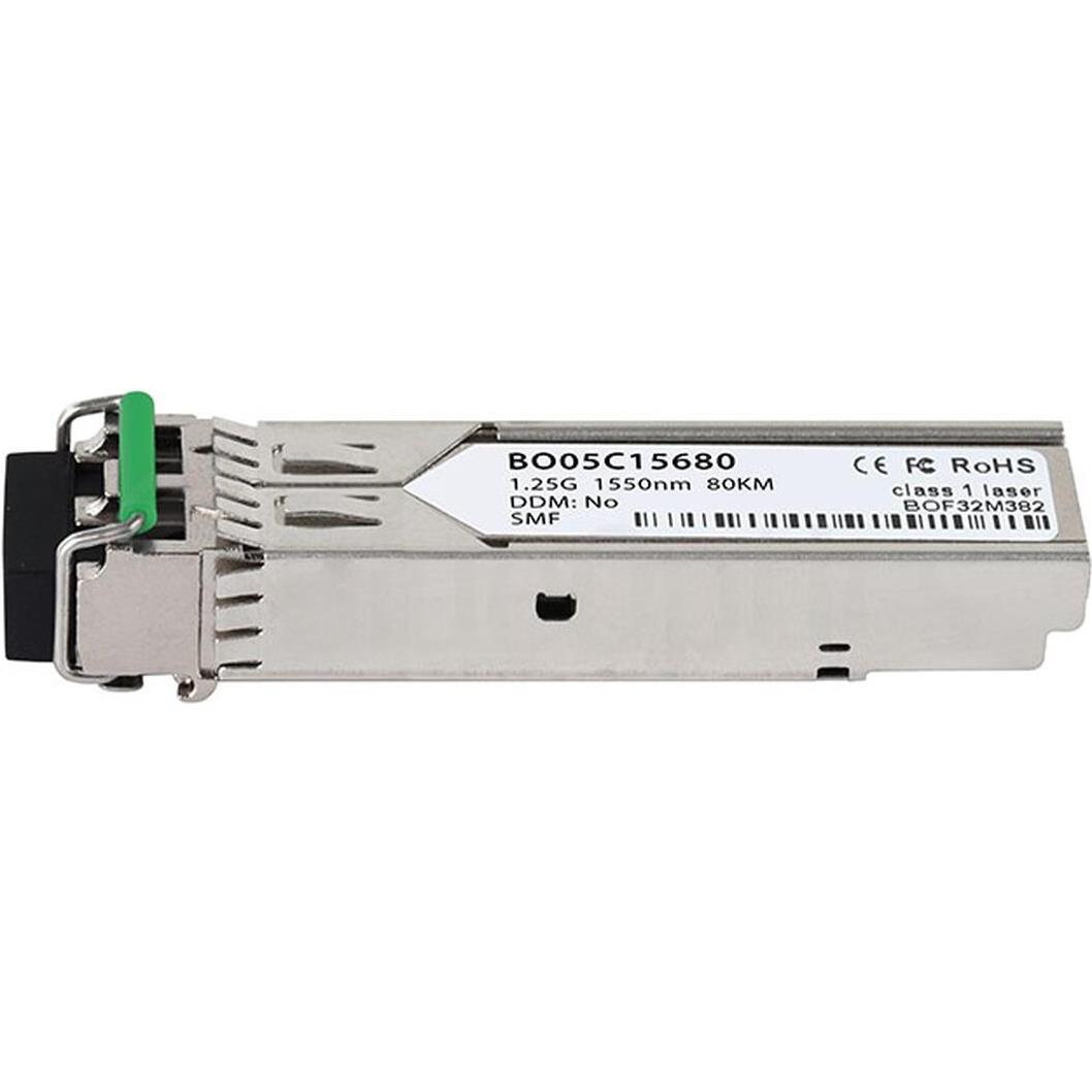 CBO Packetfront SFP-1000Base-ZX-PF compatibile con BlueOptics SFP BO05C15680D, Ricetrasmettitore, Argento