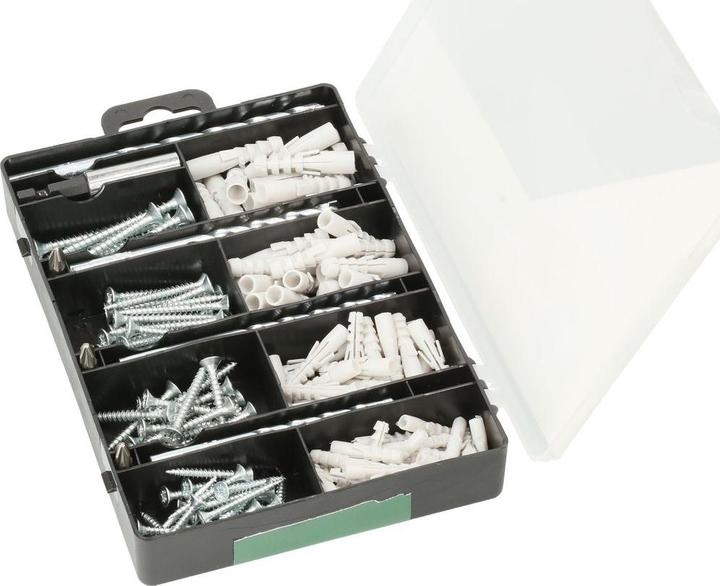 Actual product image Bosch Zubehör Fastening set 173 pieces, drill bits, dowels, screws, bits in sorting box (173 Screws per piece)