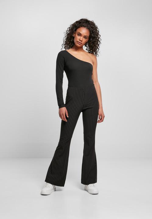 Actual product image Urban Classics Ladies Flared Pin Stripe Pants - 13669 (4XL)