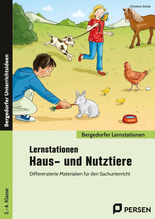 Produktbild Lernstationen Haus- und Nutztiere (Deutsch, Christine Schub, 2017)